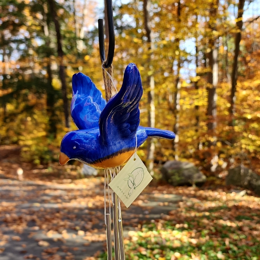 Blue Bird Wind Chime